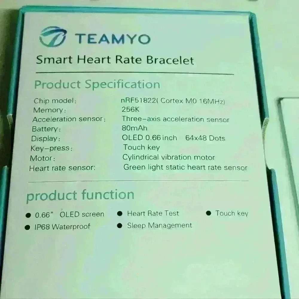Teamyo Smart Heart Rate Bracelet